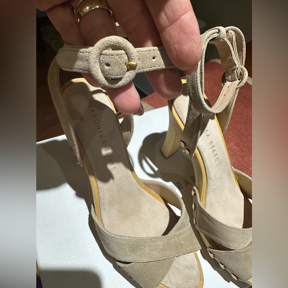 Veronica Beard BRAND NEW sz 7.5 Lamont suede platform sandal - Picture 7 of 11